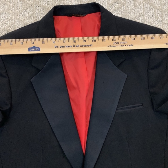 Raffinati Tuxedo Tailcoat with Pants Men's Black Made in USA Size 39L 30W VTG 80 - Picture 9 of 16